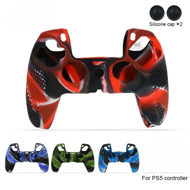 Ps5 Controller Silicone Case, Controller Cover, Personalized Camouflage Design, Anti-Slip Protection, Durable & Stylish Accessory for Playstation 5, Gaming Stuff, Console Controller Accessories, Gaming Console Accessories, Game Peripherals