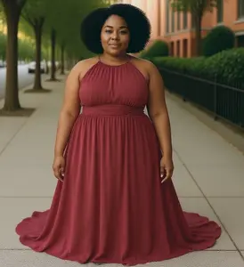 Davids Bridal Size 26 Bridesmaid 31120820 Elegant Sleeveless Dress for Special Occasions Comfortable Fit Minimalist Design