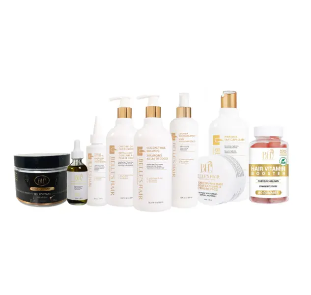Belle's Hair Coconut Combo - Complete Coconut Hair Care Set