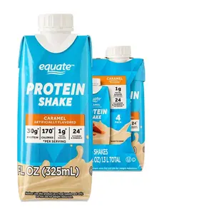 Equate High Performance Protein Shake, Caramel, 44 oz., 4 ct.