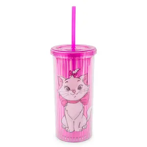 Disney The Aristocats Marie Carnival Cup With Lid And Straw | Holds 20 Ounces