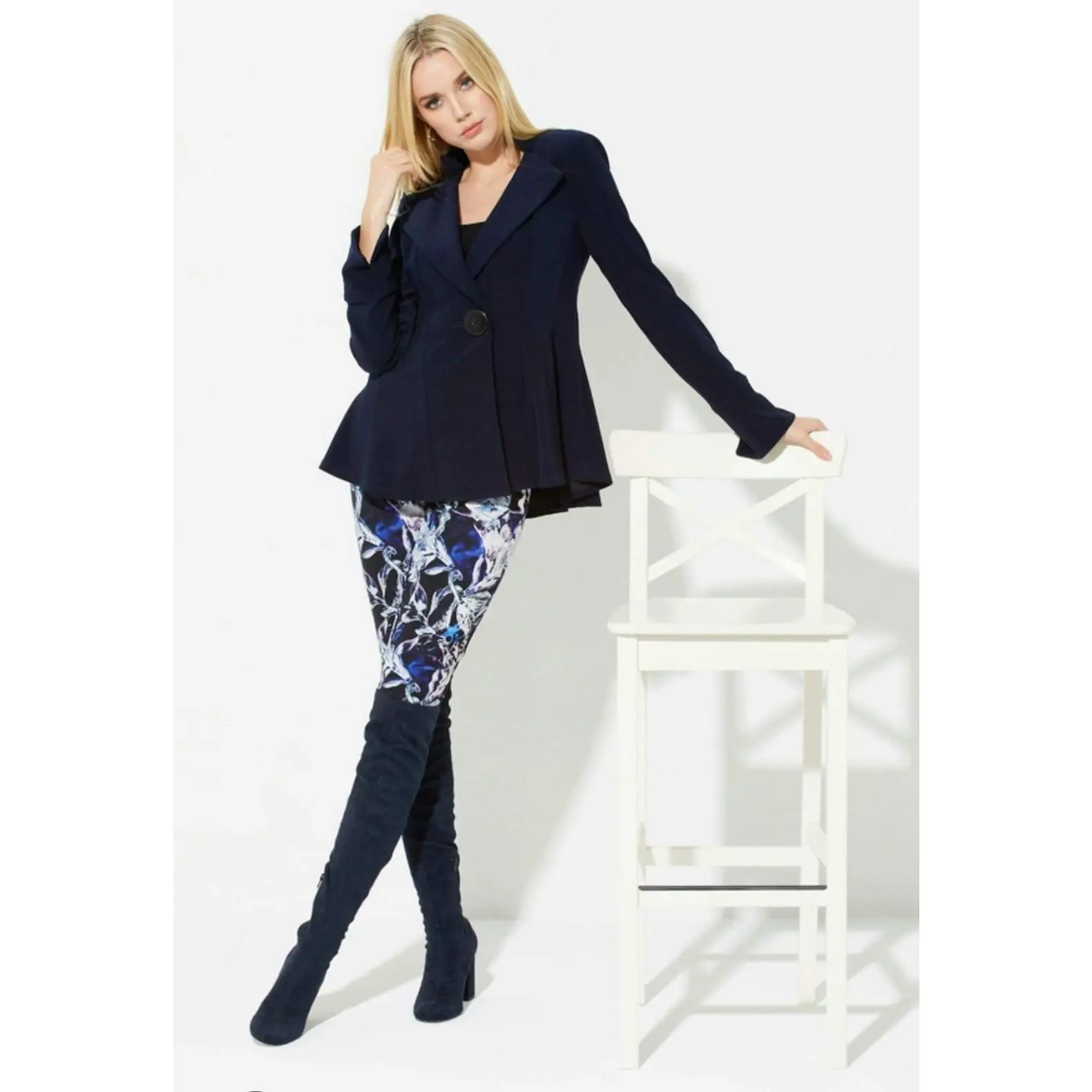 Joseph Ribkoff Long Sleeves One Button Jacket