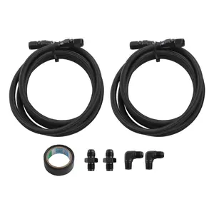 Automatic Transmission Cooler 6AN Hose Line Set compatible for GM 4L60E 4L65E TH350 TH400