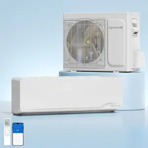 【Two packages】Cozeware 20SEER2 Mini Split AC 12K/18K/24K BTU 115V/230V Heating System WiFi Alexa Inverter Cools Up to 750 Sq Ft All-Season ComfortCool Energy Efficient Quiet 5-in-1 Versatile System