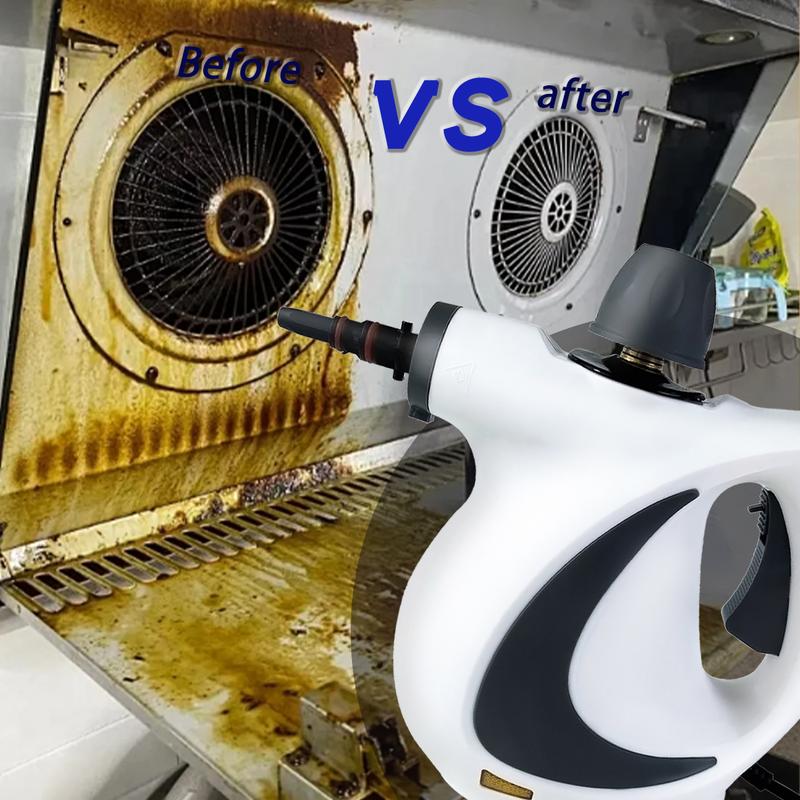 Pressurized Handheld Steam Cleaner Multi Surface Natural Steamer for Home Kitchen and Car with 11 Replacement Parts Multi Purpose Handheld Steamer and Portable Sanitizer