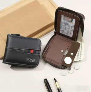 Men's Wallet RFID Blocking Business Card Holder Wallet with Money Clip & Coin Pocket, Large Capacity Slim Minimalist Bifold Wallet for Men, Mens Gifts