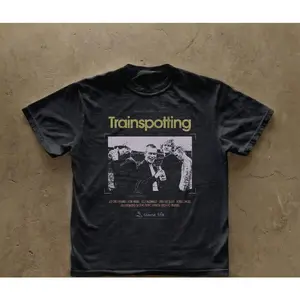 Trainspotting Movie Poster T-Shirt Summer Men's and Women's Loose and Breathable T-shirt Top
