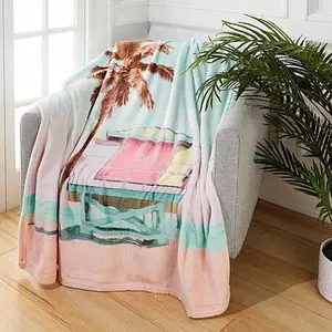 South Street Loft SouthStreet Loft Printed 100% Polyester Plush Throw