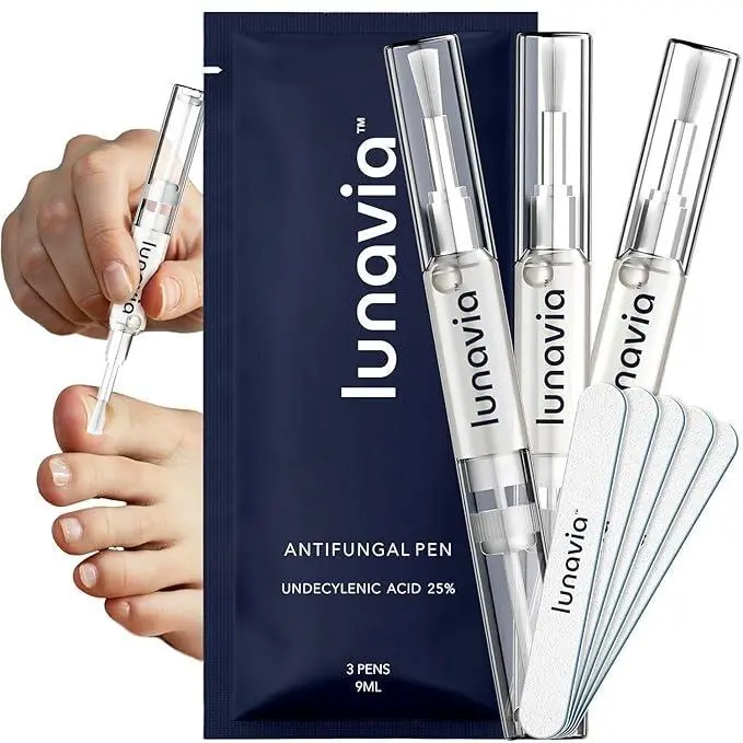 Lunavia Antifungal Pen, Undecylenic Acid 25% Topical Treatment for Athlete’s Foot, Jock Itch and Ringworm