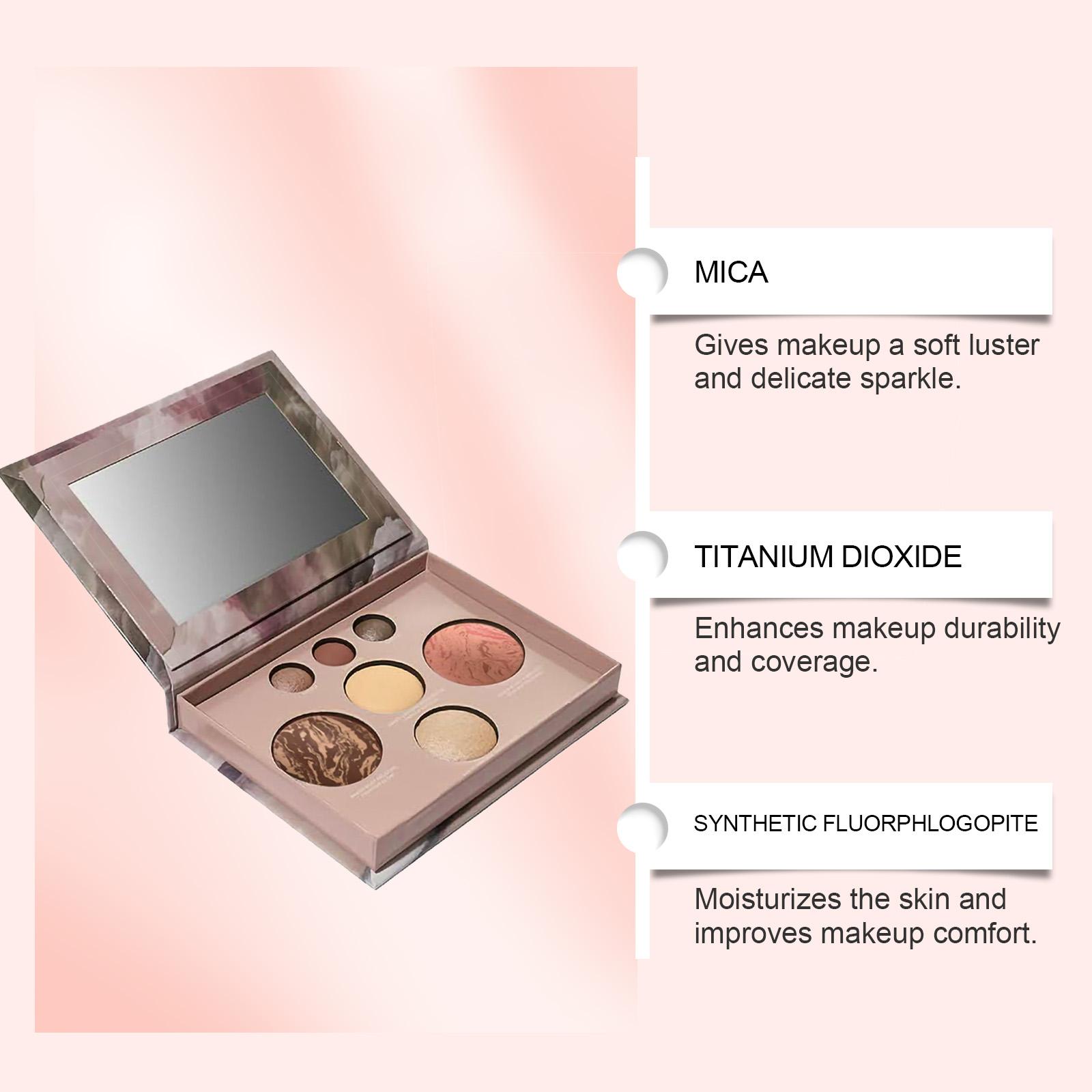 Multi-Functional Makeup Tray, Eyeshadow, Contouring, Blush And Highlight, One Tray For Multiple Uses, Daily Portable Makeup Tray