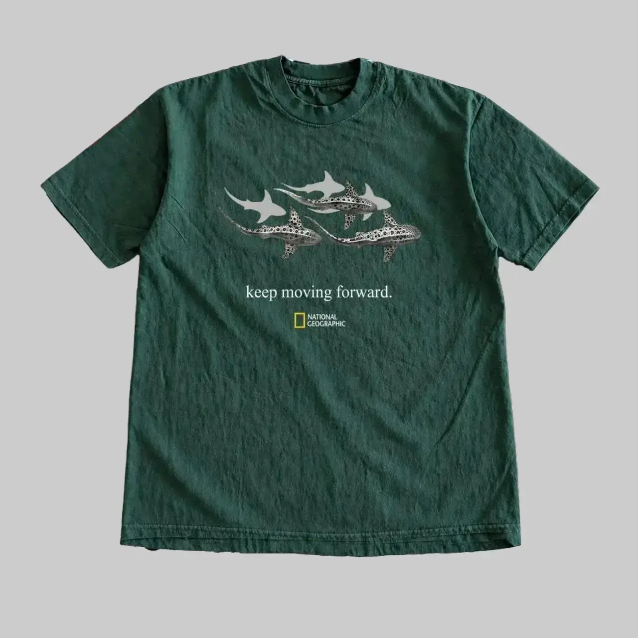 Gildan Men's and Women T-shirt, National Geographic keep moving forward graphic tee, Animal tee, Y2k Unisex Graphic Tees, Menswear Womenswear