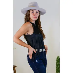 Plus size Fringe Bodysuit