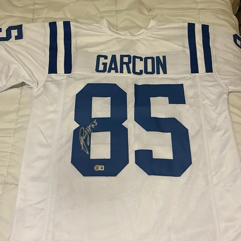 Beckett Authenticated Autograph Jersey Pierre Garçon #85 Wide Receiver for the Indianapolis Colts