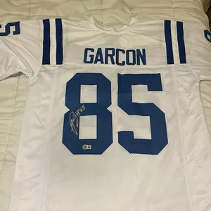 Beckett Authenticated Autograph Jersey Pierre Garçon #85 Wide Receiver for the Indianapolis Colts