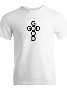 Addiction Recovery Apparel - God Is Good v2 - Premium Soft Graphic Tee - 100% Ring-Spun Cotton, Double-Stitched, True-to-Size Fit - Casual Menswear, Streetwear