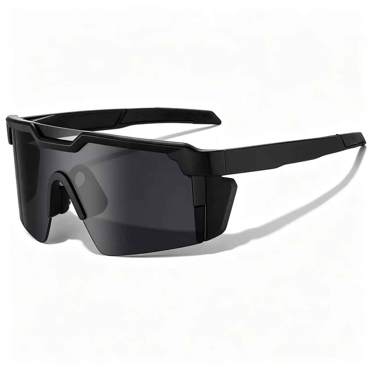 Oversized Aviator Sunglasses, Alloy Steel Frame, UV400 Protection 2 Pairs Retro Pilot Polarized Sunglasses - Gunmetal Metal  main image 3