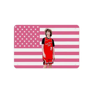 Nelson Neumann Printed Metal Painting for Garage, Home, Cafe, Bar, Bathroom Wall Decoration Premium Sign 8x12 In