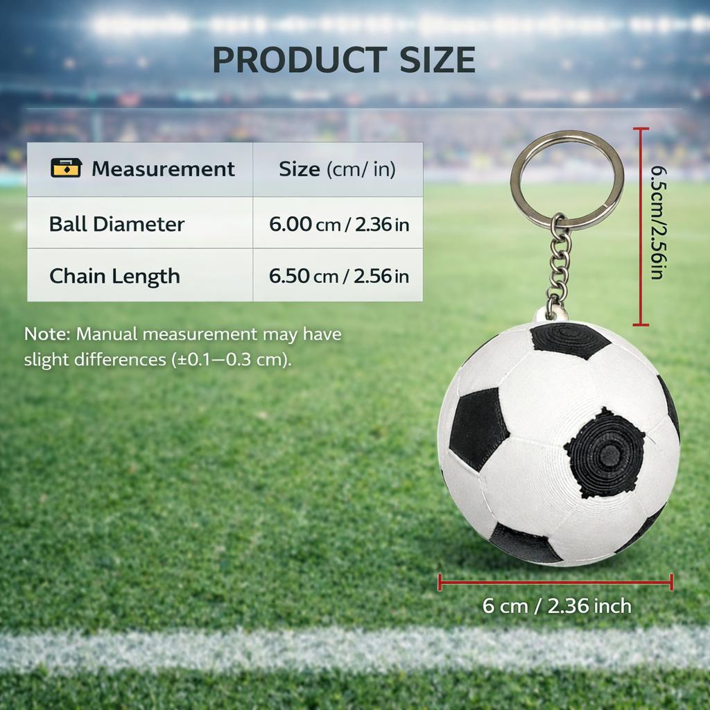 Fridge-Mount Soccer Bottle Opener with Magnetic Keychain