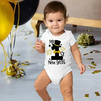 Baby Boy Newborn New Years Eve Outfit New Years Baby Clothes