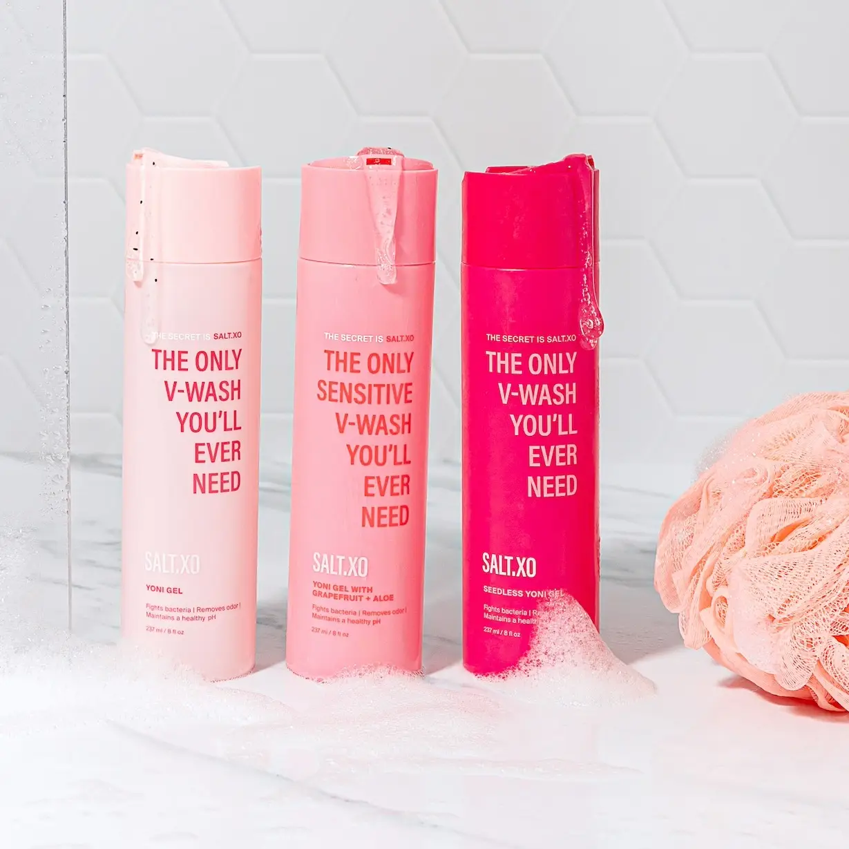 Salt.Xo | The Kewchie Supreme Bundle - Intimate Wash, Seedless Wash, Grapefruit Sensitive Wash