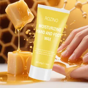 ROZINO Moisturizing Hand and Foot Wax 60g Niacinamide & Choline Formula for Soft Skin Care