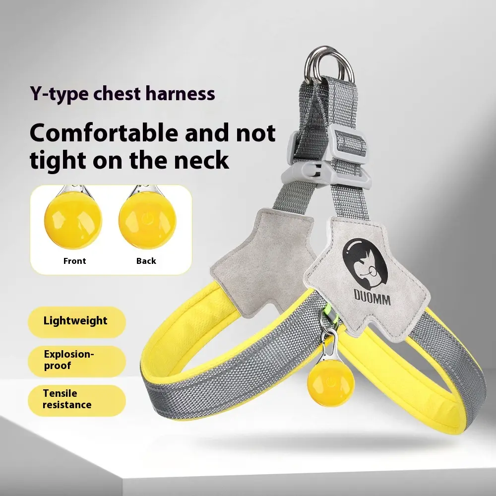 💕 💕   Hot-selling Saddle-style Pet Dog Leash 🌼   Breathable, Reflective, Safety Harness ⭐ ⭐ ⭐ ⭐ ⭐