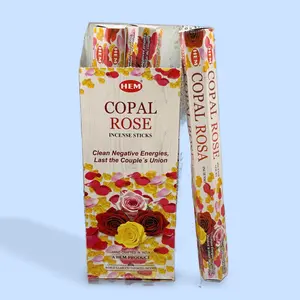 Copal Rose Incense, 1 Pack Home Fragrance Decor - Aroma Scent Fragrance Freshener for Home Supplies