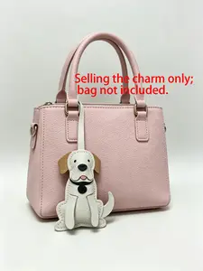 Labrador Bag Charm, Handcrafted 3D Dog Design, Secure Stitching, Stylish and Cute, Wear-Resistant, Fade-Resistant, for Bags, Keys, Earphone Cases