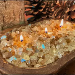 Fire dough bowl soy candle