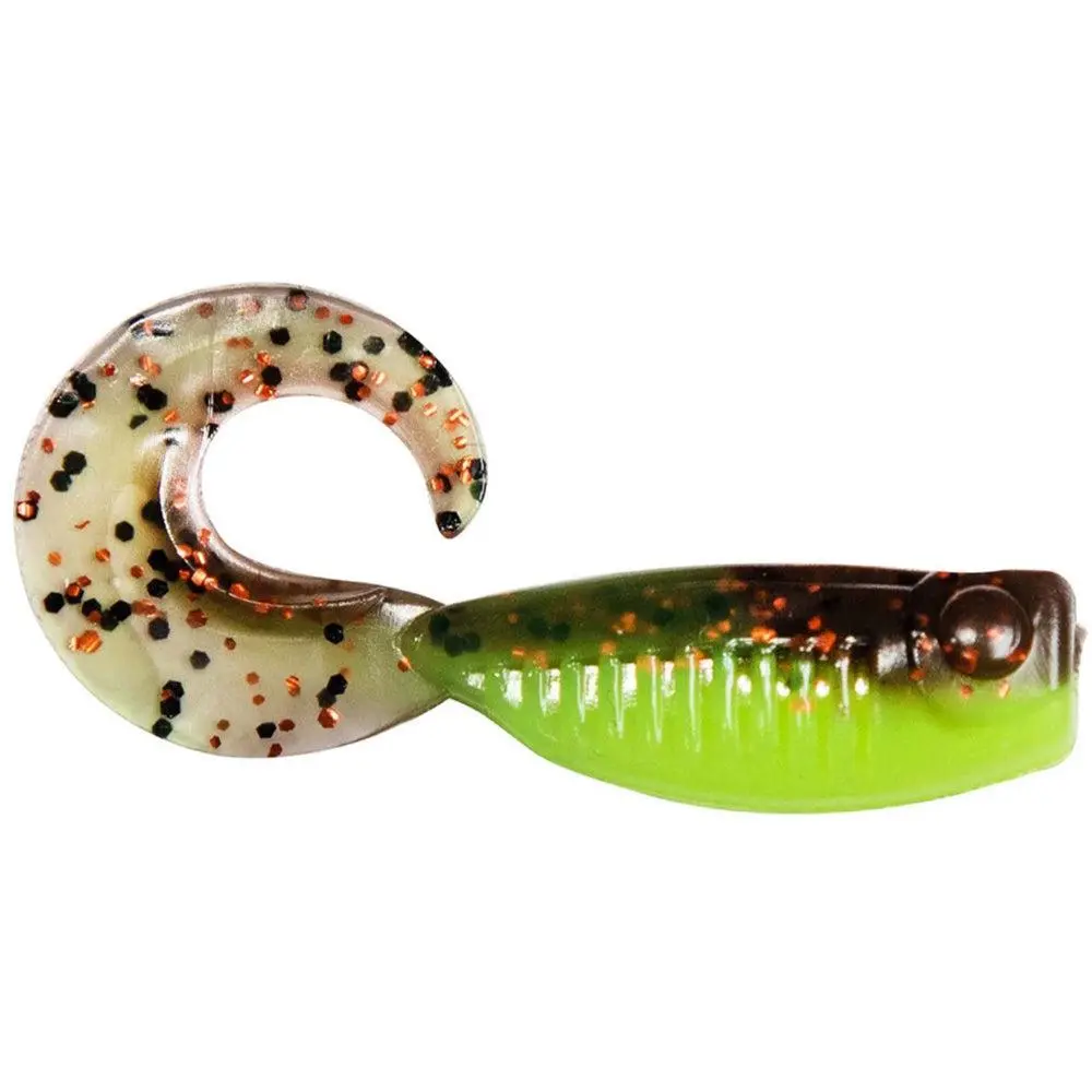 Z-Man Guppy GrubZ Soft Plastic Fishing Lures - 2 in, Simulation Fishing Lure, Soft Fishing Worms