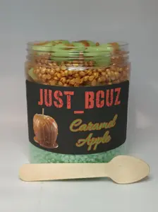 Jar of Caramel Apple Fragranced Wax Melt Beads