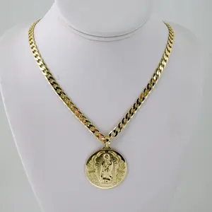 Cadenas & Colgantes - Chain W Pendants - 14K Real Color - Plain - 8mmX60cm
