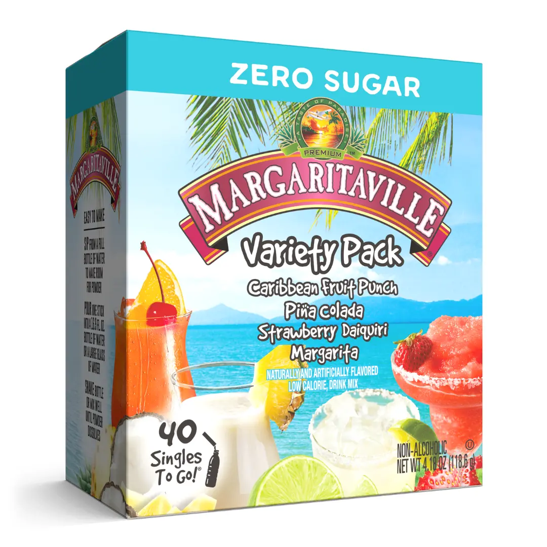 Margaritaville Zero Sugar Mocktail Single-Serve Drink Mix Sticks Margaritaville Zero Sugar Mocktail Single-Serve Drink Mix Sticks