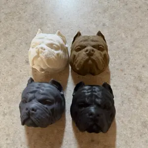 Bully Head Magnets, Strong Neodymium Fridge Magnets for Home Office Decor & Note Holding