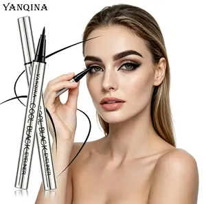 3PCS Eyeliner Pen  Waterproof Long Lasting & Smudge-proof Creamy Gel Liner | Vegan silky smooth texture-Jet Black Eye Makeup Product Matte