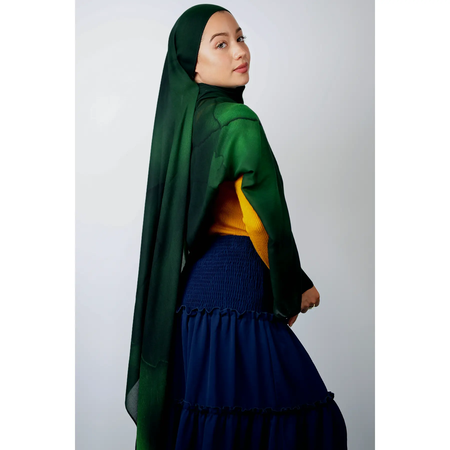 Jade Haze Modal Print Hijab