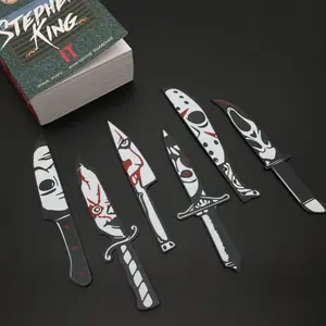 Halloween Horror Knife Bookmarks-3D Printed Design for Horror Fans-Perfect Gift for Fans of Horror Movies