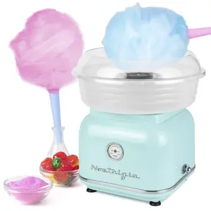 Classic Retro Hard & Sugar-Free Candy Cotton Candy Maker, Aqua Classic Retro Hard & Sugar-Free Candy Cotton Candy Maker, Aqua