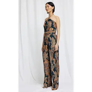 SIGNIFICANT OTHER LORI TOP IN GOLD TAPESTRY SET (Top & Pants)