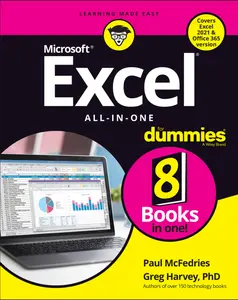 USED-Excel All-In-One for Dummies by McFedries, Paul (Paperback)