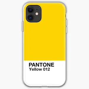 Phone Cases Block Colour Pantone Color Yellow Compatible with iPhone SE 7 8 X XR 11 12 13 14 15 16 Plus Mini Pro Max Samsung Galaxy Note S9 S10 S20 S21 Ultra Plus Protection Cellphone