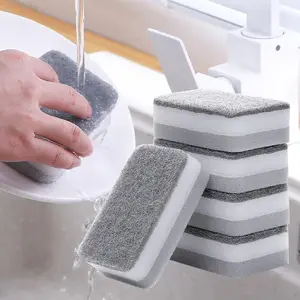 Double-Sided Cleaning Sponge, Kitchen Use, Dishwashing Sponge, Home Cleaning Tool, Efficient Scrubbing Power, Durable & Reusable, Ideal for Daily Cleaning Tasks