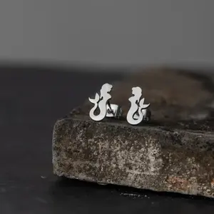 Mermaid Stainless Steel Earrings