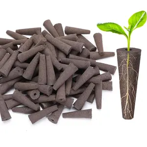 50 count Grow Sponges for Hydroponics Compatible with AeroGarden, Hydroponics Growing System Pods, General Hydroponics Rapid Rooter, Starter Plug for Seeds or Cuttings