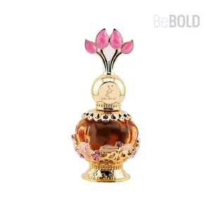 Khadlaj Perfumes Pink Musk Perfume Oil W 20ml - Exquisite Concentrated Fragrance with Jasmine & Raspberry Notes in Elegant Compact Bottle