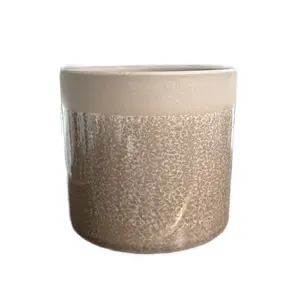 5 inch brown Ceramic pot