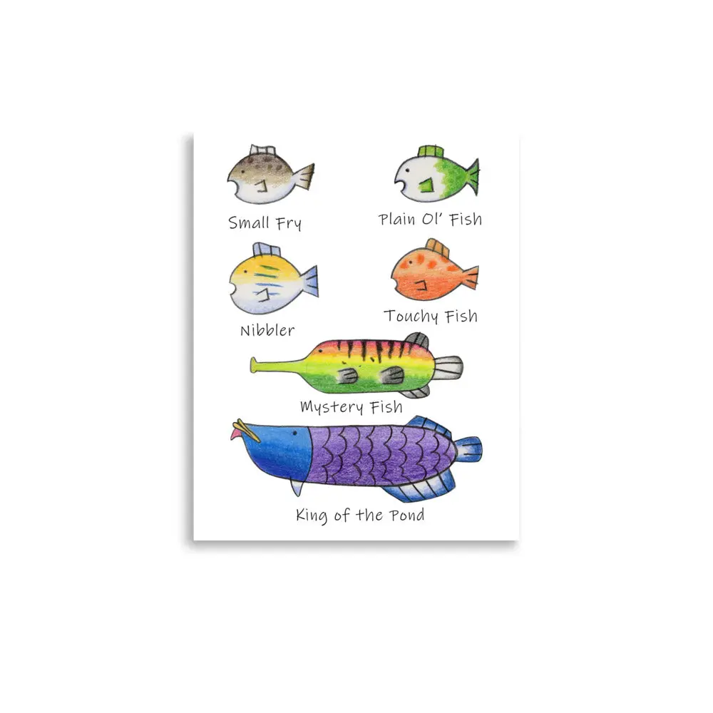 Nostalgia Fish Poster - Heavy Paper Print (Matte)