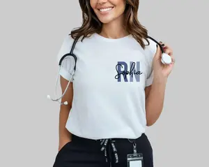 Personalized RN Shirt, Registered Nurse Gift, Nurse Appreciation Gift, Medical Nurse Gift, Cute RN Shirt, Custom RN Shirt, Nurse Life Outfit