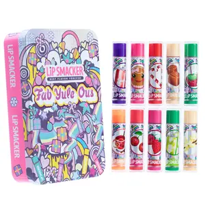 LiP Smacker Fab Yule Ous Holiday Lip Balm Set, 10 Piece Flavored Lip Balm