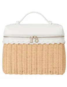 St. Barths La Robe Toto Basket Handbag in Ivory